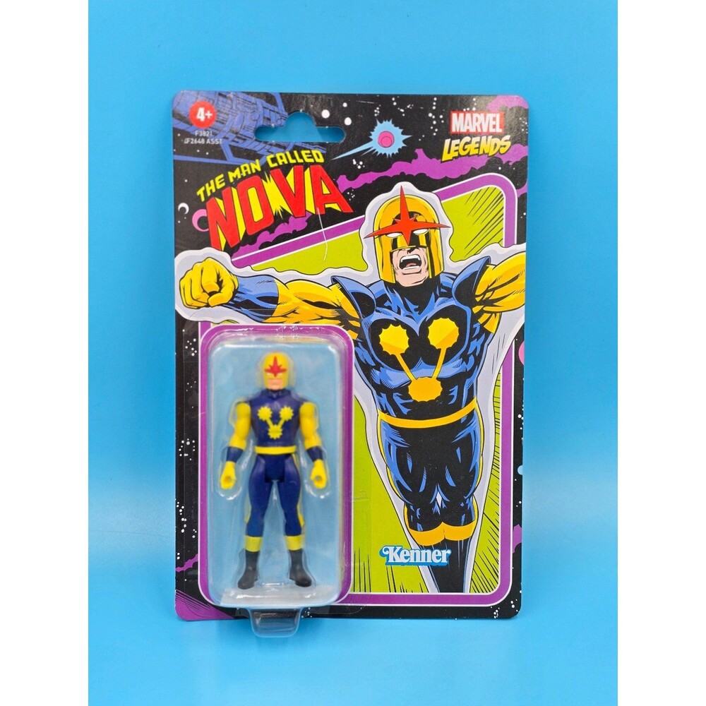 Marvel Legends Retro Nova 3.75 Inch Comics Action Figure Hasbro Kenner
